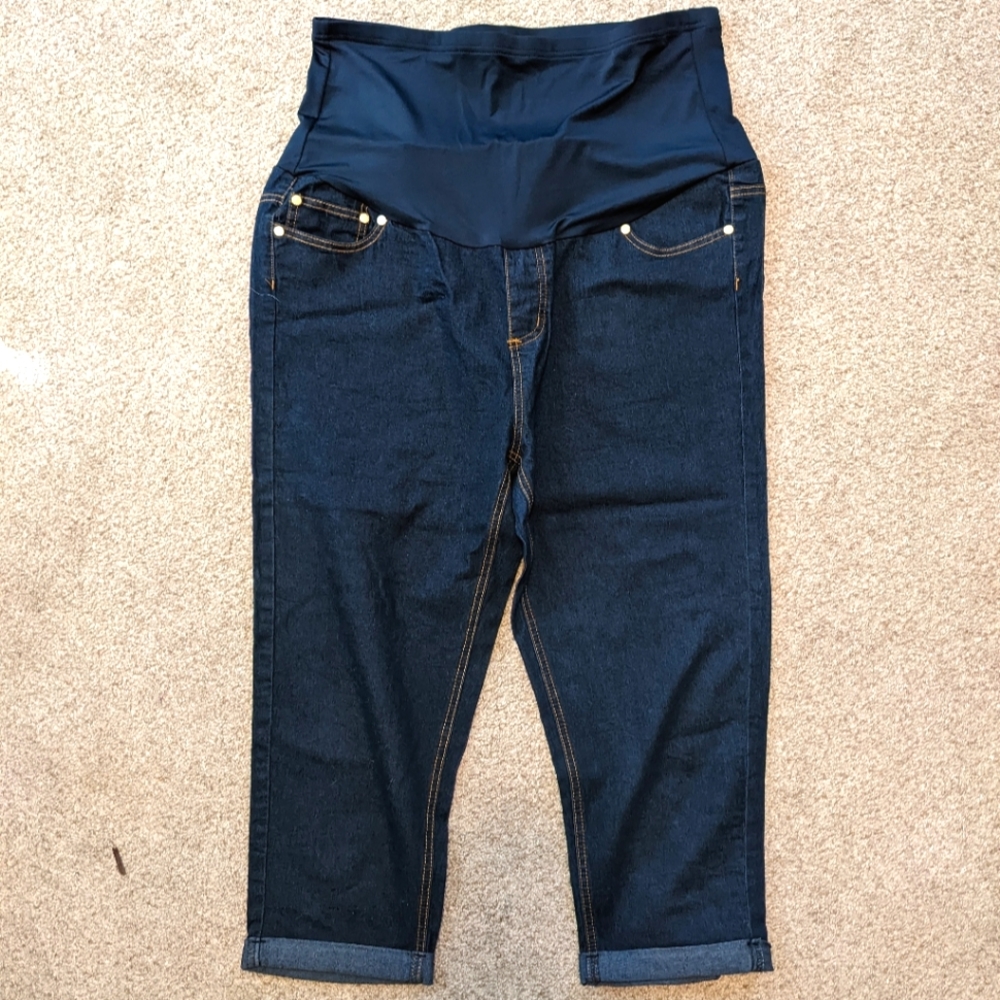 Maternity Jean Capri Pants